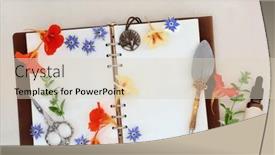  Presentation with essential oil - Presentation design featuring cold-and-flu-remedy-essential background and a lemonade colored foreground