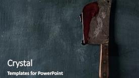  Presentation with high blood - Presentation theme consisting of cold blooded murder - high angle view background and a tawny brown colored foreground