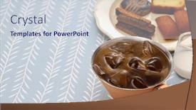  Presentation with cold brew coffee - Presentation enhanced with cold-brew-coffee and a sky blue colored foreground