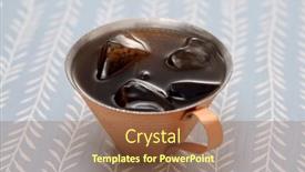  Presentation with cold brew coffee - Slides featuring cold-brew-coffee and a tawny brown colored foreground