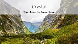  Presentation with moss - Slide deck featuring cold-cliffs-covered-with-moss background and a white colored foreground