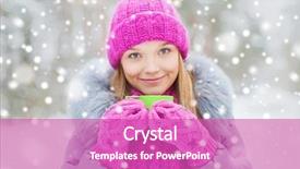  Presentation with young happy people smiling - Amazing PPT theme having cold coffee - season christmas drinks and people backdrop and a  colored foreground