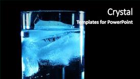  Presentation with cold drink - PPT theme consisting of cold drink background and a black colored foreground