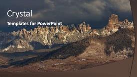  Presentation with fall season - Presentation featuring cold-late-autumn-in-colorado background and a dark gray colored foreground