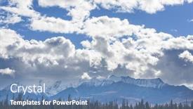  Presentation with fall season - PPT theme having cold-late-autumn-in-colorado background and a teal colored foreground