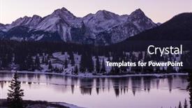  Presentation with fall season - Presentation theme with cold-late-autumn-in-colorado background and a wine colored foreground