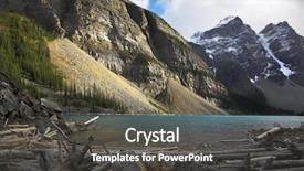  Presentation with national parks - Slides featuring cold mountain lake in mountains of canada in october more magnificent pictures from the american and canadian national parks you can look hundreds in my portfolio welcome background and a dark gray colored foreground