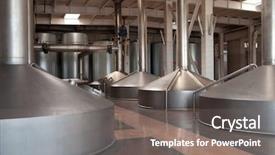  Presentation with storage cold - Theme enhanced with cold storage - modern brewery vol 2 brewing background and a gray colored foreground