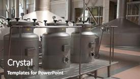  Presentation with brewery - Amazing PPT layouts having cold storage - modern brewery vol 3 capacities backdrop and a dark gray colored foreground