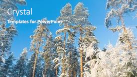  Presentation with glow - PPT theme with cold-sunshine-frosty-glow background and a teal colored foreground