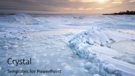  Presentation with mountains fantasy abstract nature landscape - Colorful presentation theme enhanced with cold water - winter landscape composition of nature backdrop and a  colored foreground