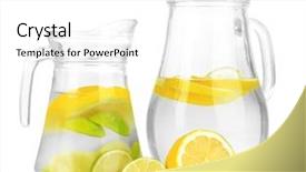  Presentation with cold water - Amazing presentation design having  backdrop and a  colored foreground