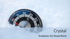  Presentation with temperature - Amazing presentation having cold weather low temperature concept backdrop and a light blue colored foreground
