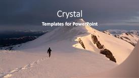  Presentation with weather - PPT theme consisting of cold-weather-mountains-hiking background and a dark gray colored foreground