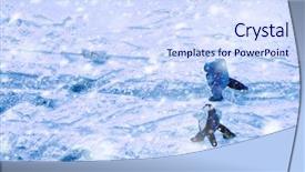  Presentation with man vs woman - Slide deck having cold weather stress - elevated view of man background and a sky blue colored foreground