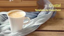  Presentation with book of life - Amazing slide set having coler - still life with cup backdrop and a  colored foreground