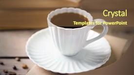  Presentation with cup coffee - Amazing presentation theme having coler - still life with cup backdrop and a  colored foreground