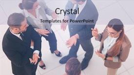  Presentation with collaboration education - Beautiful PPT layouts featuring collaboration education - top view a group backdrop and a light blue colored foreground