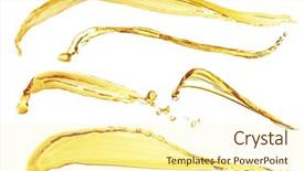  Presentation with wine beer - Beautiful PPT theme featuring collage alcohol - set of beer or wine backdrop and a cream colored foreground