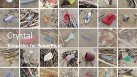  Presentation with polluted - PPT theme consisting of collage-and-mosaic-of-many background and a gray colored foreground