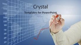  Presentation with grab hand - Slides with collage defence - hand and graphs background and a  colored foreground