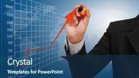  Presentation with activity graph showing an earthquake - Theme having collage defence - hand showing graph isolated background and a ocean colored foreground