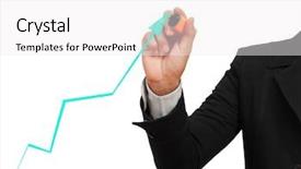  Presentation with activity graph showing an earthquake - PPT layouts consisting of collage defence - hand showing graph isolated background and a white colored foreground