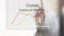  Presentation with touch screen virtual reality - Slides having collage defence - touch screen financial symbols coming background and a  colored foreground
