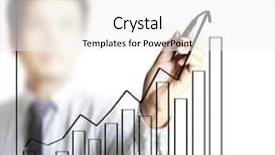  Presentation with touch screen - Audience pleasing theme consisting of collage defence - touch screen financial symbols coming backdrop and a  colored foreground