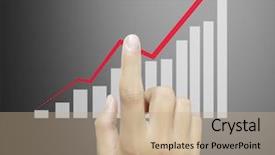  Presentation with touch screen - Amazing PPT layouts having collage defence - touch screen financial symbols coming backdrop and a  colored foreground