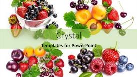  Presentation with green life - PPT layouts featuring collage-mix-set-of-fresh background and a yellow colored foreground