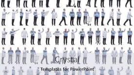  Presentation with displaying - PPT layouts having collage-of-a-man background and a lemonade colored foreground