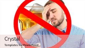  Presentation with alcohol white - Amazing PPT theme having collage of alcohol drink backdrop and a lemonade colored foreground