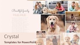  Presentation with fun - Colorful slide deck enhanced with collage-of-beautiful-family-having backdrop and a lemonade colored foreground