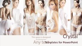  Presentation with collage of a forest - Beautiful theme featuring collage of beautiful young brides backdrop and a  colored foreground