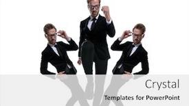  Presentation with knee - Slides featuring collage-of-cool-man-fixing background and a white colored foreground