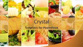  Presentation with mexican food delicious taco shells - Theme featuring collage of delicious food close background and a yellow colored foreground