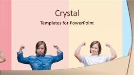  Presentation with down syndrome - Amazing slide deck having collage of down syndrome woman backdrop and a lemonade colored foreground