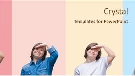  Presentation with down syndrome special education - Cool new PPT theme with collage of down syndrome woman backdrop and a cream colored foreground