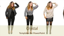  Presentation with far away - Presentation theme consisting of collage of elegant middle age background and a  colored foreground