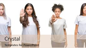  Presentation with chinese american - Amazing PPT theme having collage of group of chinese backdrop and a  colored foreground