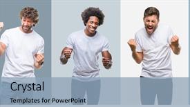  Presentation with indian - Amazing theme having collage of group of handsome backdrop and a light blue colored foreground