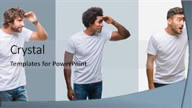  Presentation with indian head massage - Beautiful slides featuring collage of group of handsome backdrop and a  colored foreground