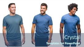  Presentation with african american men - Slides featuring collage of group of hispanic and african american men over isolated background looking away to side with smile on face natural expression laughing confident background and a ocean colored foreground