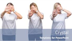  Presentation with women sad - 