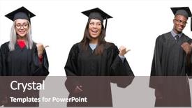  Presentation with collage of diversity people - Amazing theme having collage of group of young backdrop and a  colored foreground