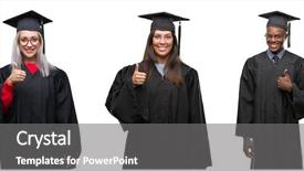  Presentation with collage of diversity people - PPT layouts enhanced with collage of group of young background and a gray colored foreground