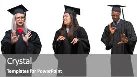  Presentation with collage of diversity people - PPT layouts featuring collage of group of young background and a  colored foreground