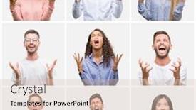  Presentation with aggressive people - Amazing theme having collage-of-group-of-young backdrop and a lemonade colored foreground