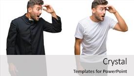  Presentation with catholic - Beautiful theme featuring collage of handsome young man backdrop and a light gray colored foreground